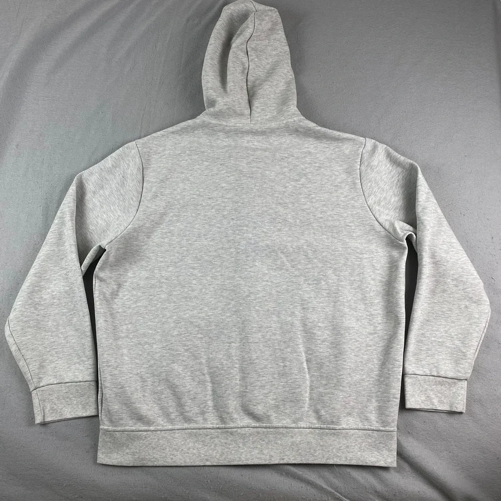 Polo Ralph Lauren mens Performance Hoodie XXL 2XL Double Knit Full Zip Gray